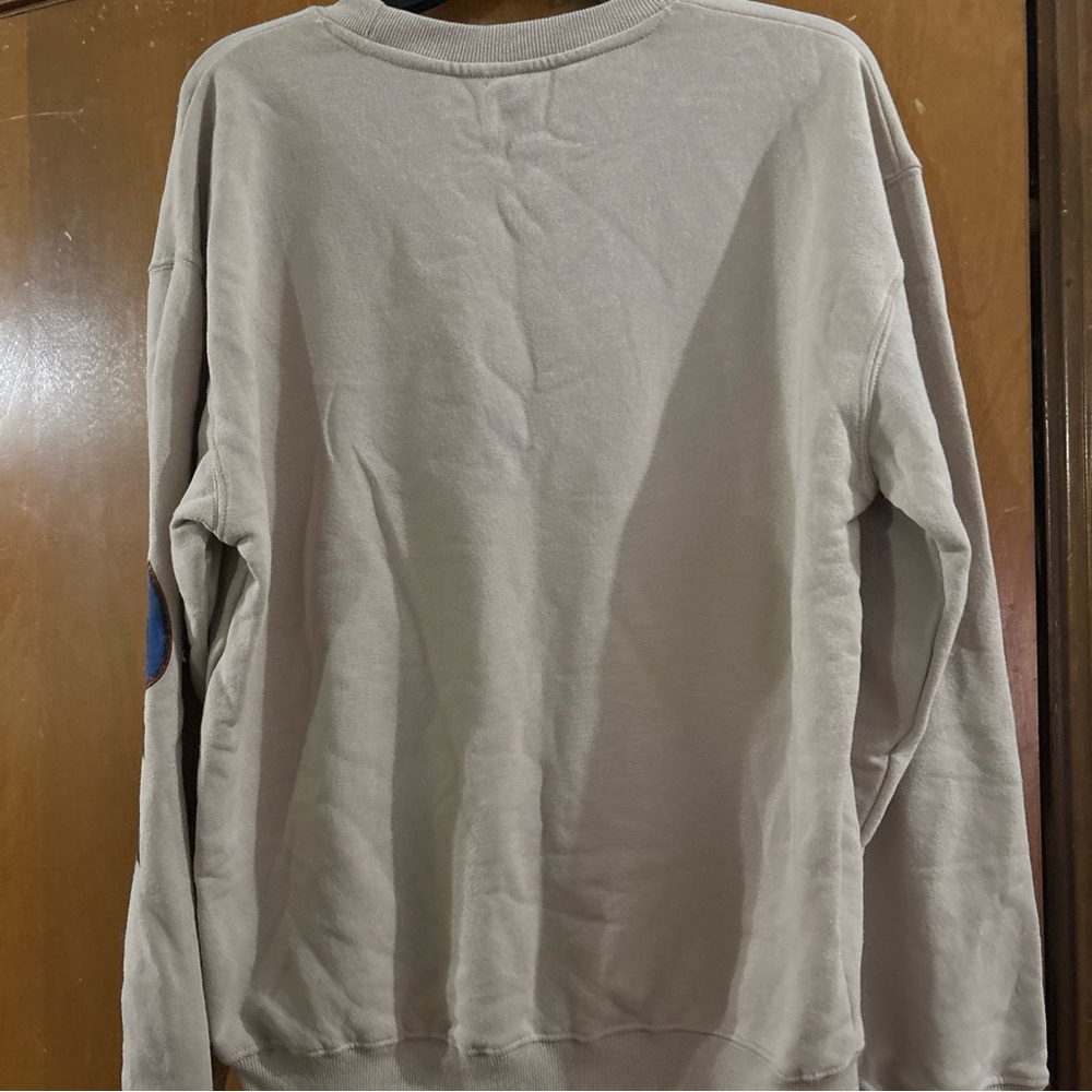 Pabst Blue Ribbon Men's Beige Graphic Sweatshirt NWOT - Picture 2 of 4